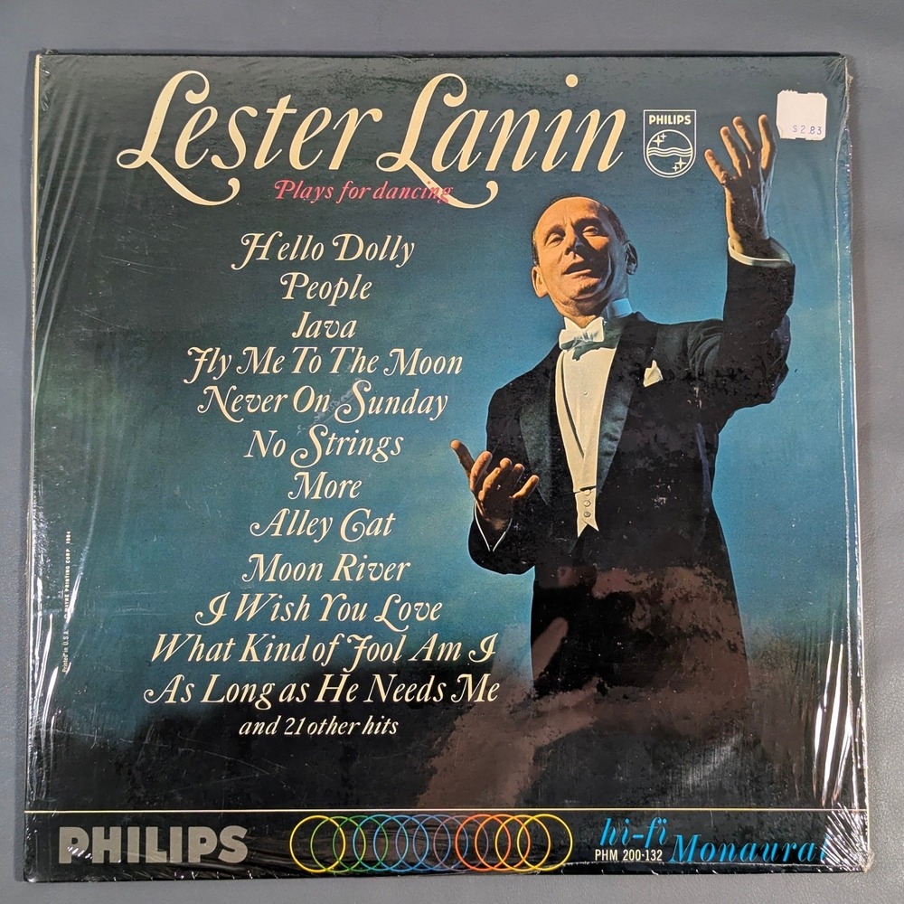 Lester Lanin Plays for Dancing Vinyl LP 1964 Philips PHM 200-132 Mono VG+ NM